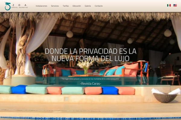 zoahotel.com site used Zoa