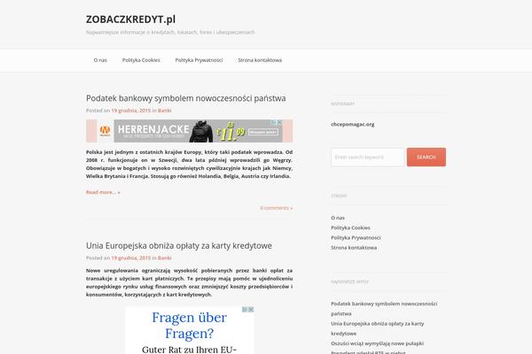 Shaped Blog theme site design template sample