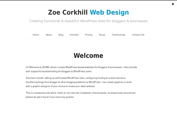 Site using Client Testimonials plugin