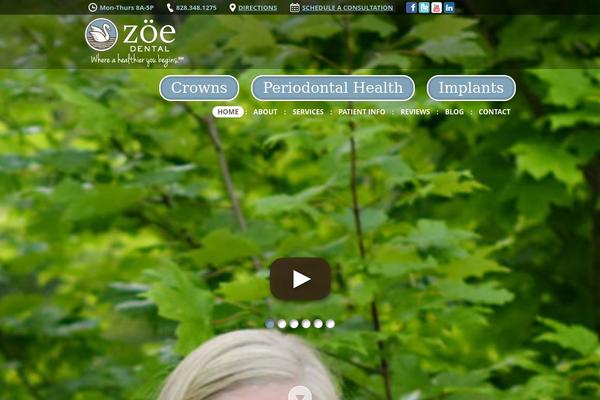 zoedental.com site used Zoe