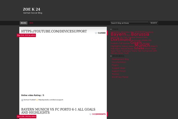 MinimalistBlogger theme site design template sample