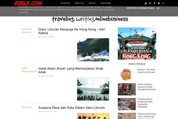 BlogPress theme site design template sample