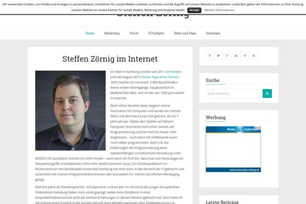 Futura theme site design template sample