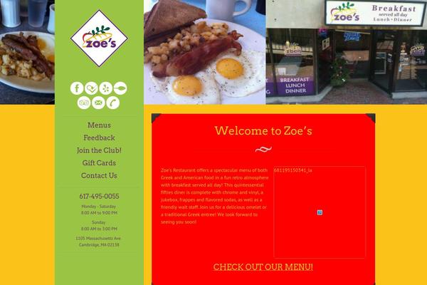 Eatery theme site design template sample