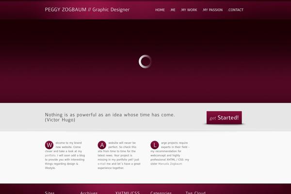 inFocus theme site design template sample