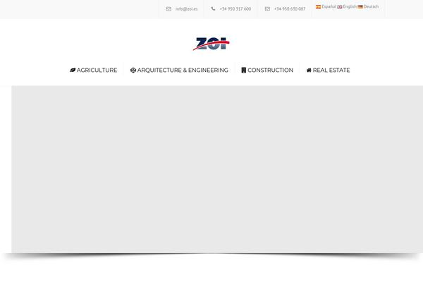 Constructo theme site design template sample