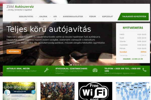 CarPress theme site design template sample