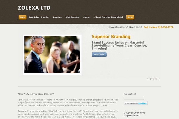 Leverage theme site design template sample