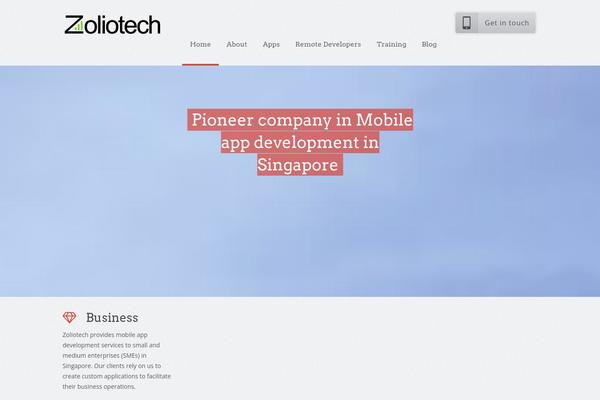 Appdev theme site design template sample