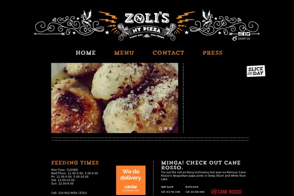 zolispizza.com site used Zolis