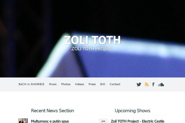 Site using Crafty Social Buttons plugin