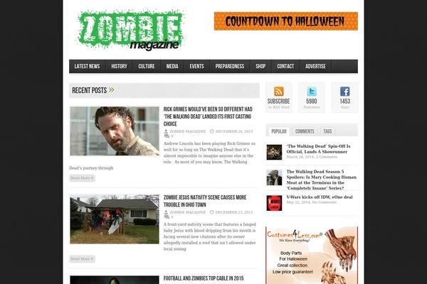 avenue theme site design template sample