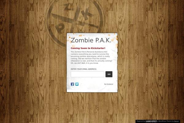 Launch Effect theme site design template sample