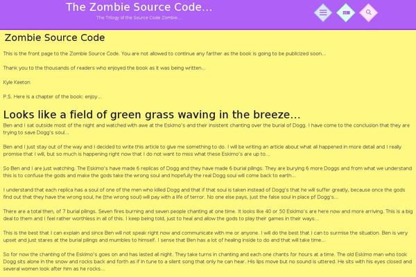 zombiesourcecode.com site used Simple Grey