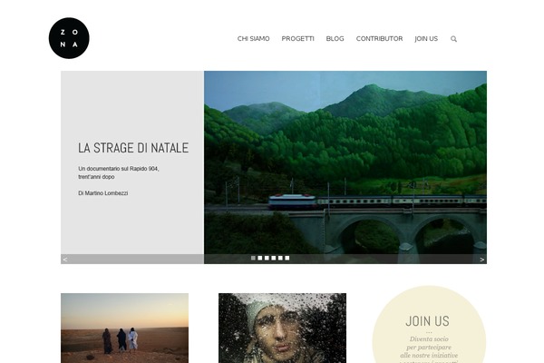 Zona theme site design template sample
