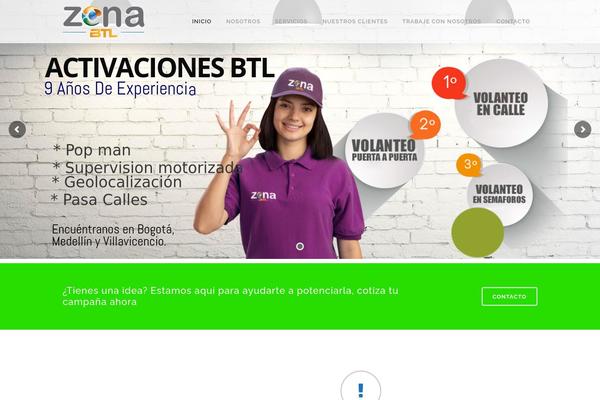 Site using Qode-quick-links plugin