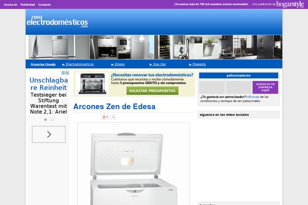 zonaelectrodomesticos.com site used Hsthemev2