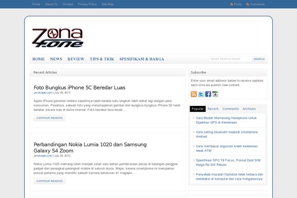 WP-Clear theme site design template sample