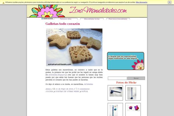 Blogs theme site design template sample