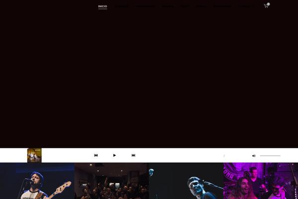 Site using Qode-music plugin