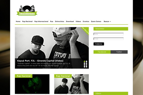 Newspaper theme site design template sample