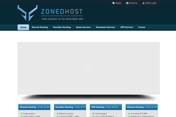 Rackhost theme site design template sample