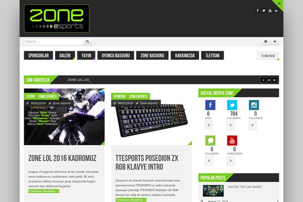 Powermag theme site design template sample