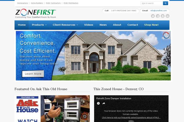 Progress theme site design template sample