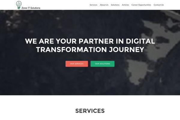Spacious theme site design template sample