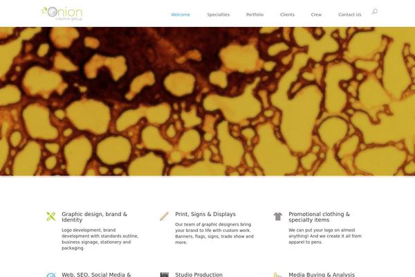 Clarity theme site design template sample