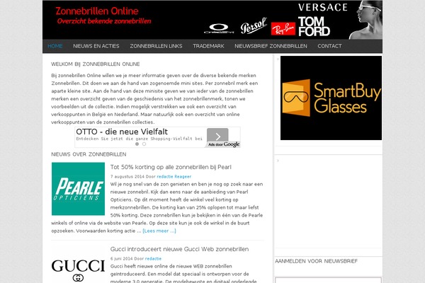 News theme site design template sample