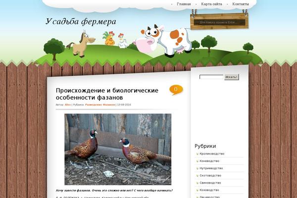 WordPress website example screenshot