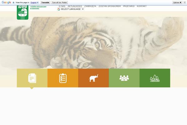Site using Parallax Scroll plugin