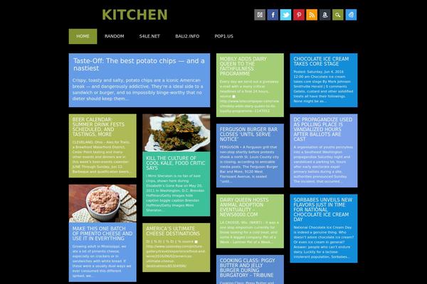 Surfarama theme site design template sample