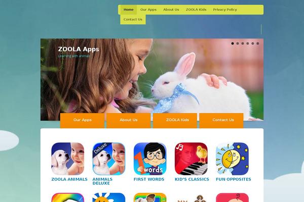 Site using Showcase - Visual Composer Addon plugin