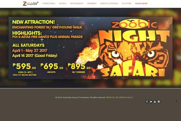 Site using Widgets in Columns plugin