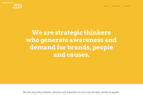 Klaus theme site design template sample