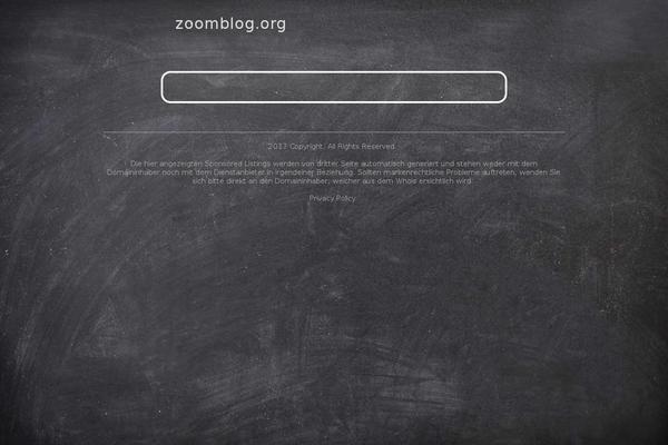zoomblog.org site used Evdw