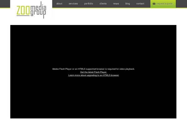 zoo theme site design template sample