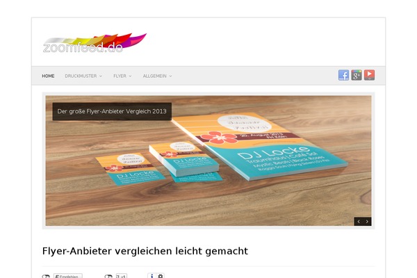 zoomfeed.de site used Fresh & Clean