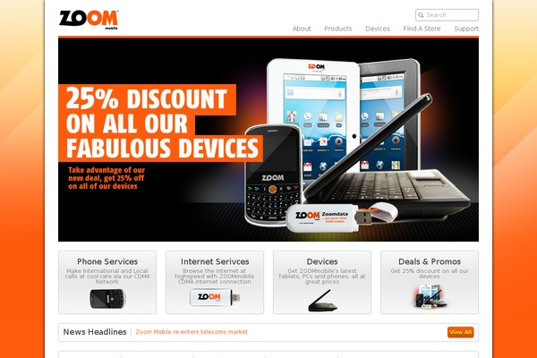 zoomnigeria.com site used Zoomtheme