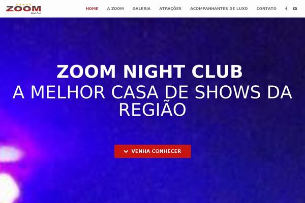 Zoom theme site design template sample