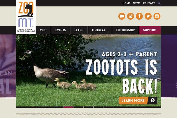 Roots theme site design template sample