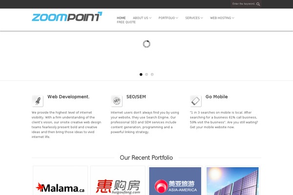 Rockefeller theme site design template sample