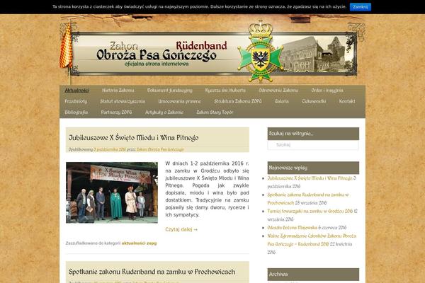 Twenty Eleven theme site design template sample