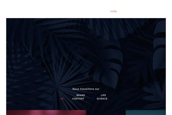 Oshine theme site design template sample