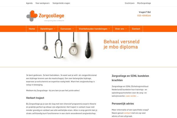 Total theme site design template sample
