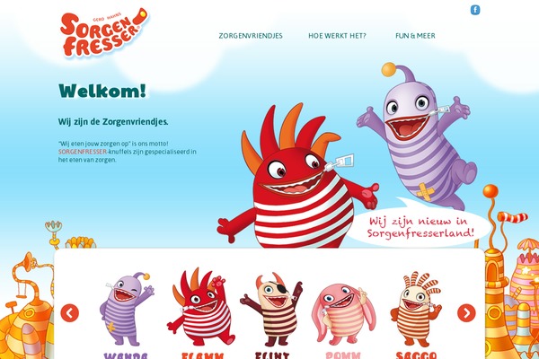 zorgenvriendjes.nl site used Sfms