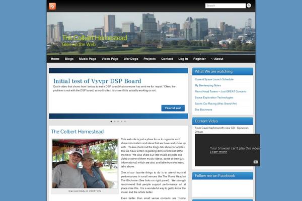 Graphene theme site design template sample