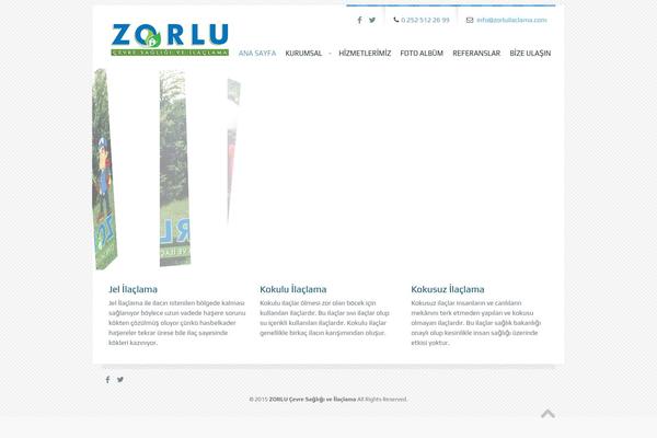 zorluilaclama.com site used Zorlu